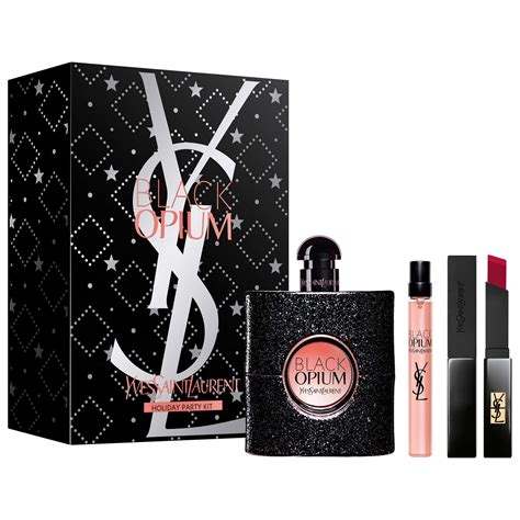 ysl black opıum gift set 30ml|boots black opium gift set.